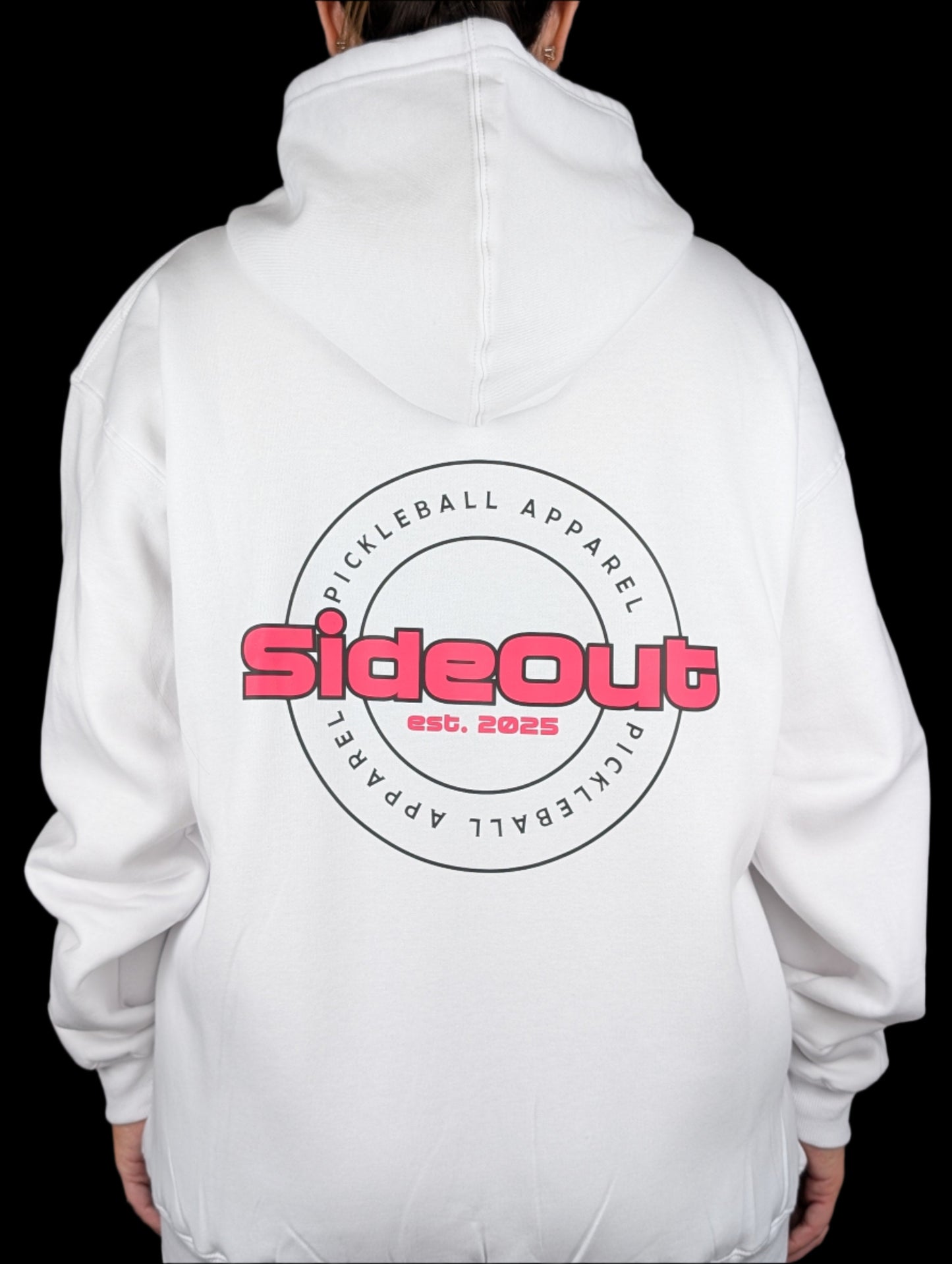 SideOut Zip Hoodie - Pink Logo